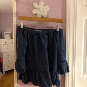 Jean Bell sleeved off the shoulder top